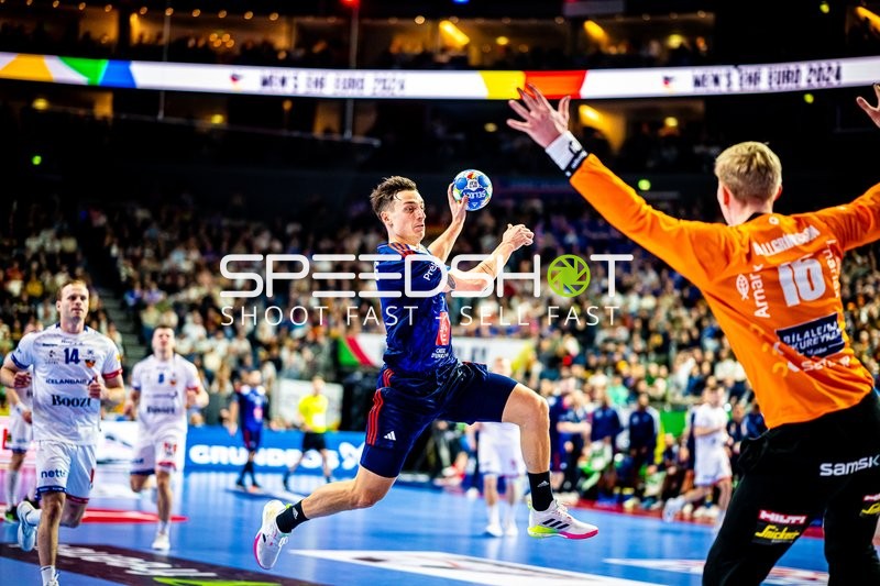 Handball I Herren I Euro 2024 I Hauptrunde I Gruppe 1 I Island - Frankreich I 20.01.2024