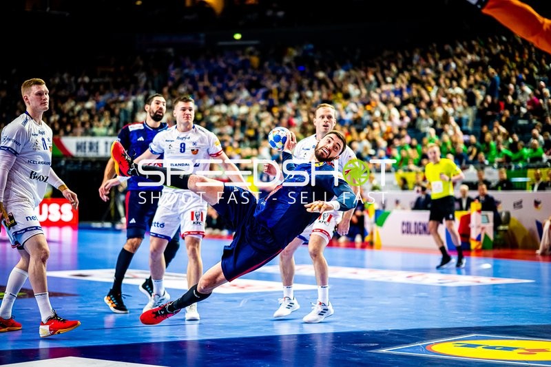 Handball I Herren I Euro 2024 I Hauptrunde I Gruppe 1 I Island - Frankreich I 20.01.2024