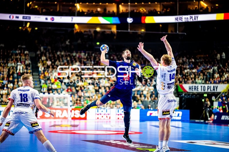 Handball I Herren I Euro 2024 I Hauptrunde I Gruppe 1 I Island - Frankreich I 20.01.2024