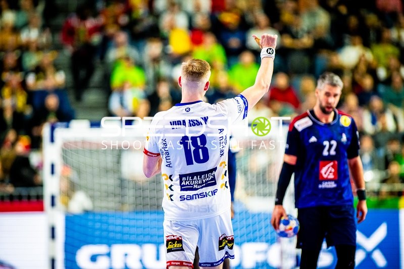 Handball I Herren I Euro 2024 I Hauptrunde I Gruppe 1 I Island - Frankreich I 20.01.2024