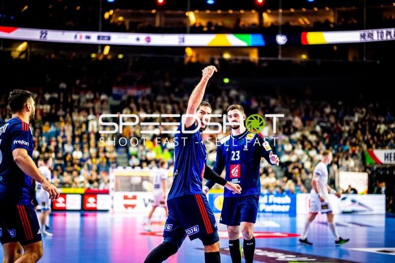 Handball I Herren I Euro 2024 I Hauptrunde I Gruppe 1 I Island - Frankreich I 20.01.2024