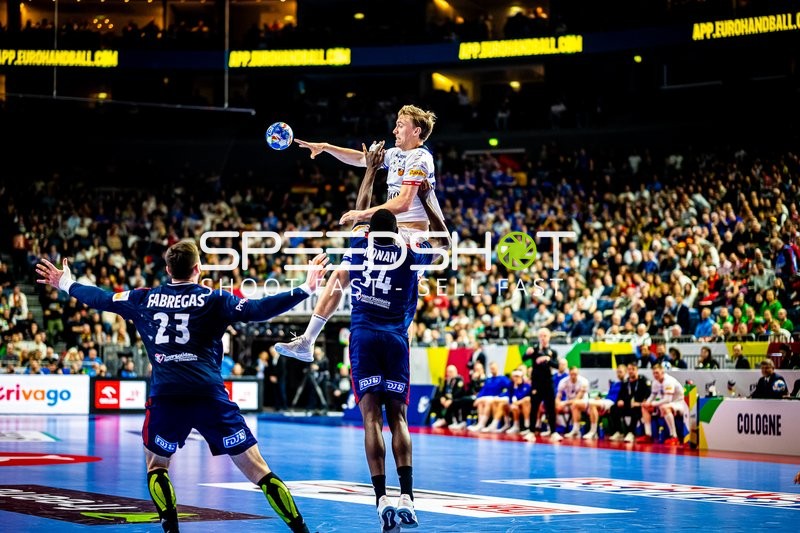Handball I Herren I Euro 2024 I Hauptrunde I Gruppe 1 I Island - Frankreich I 20.01.2024