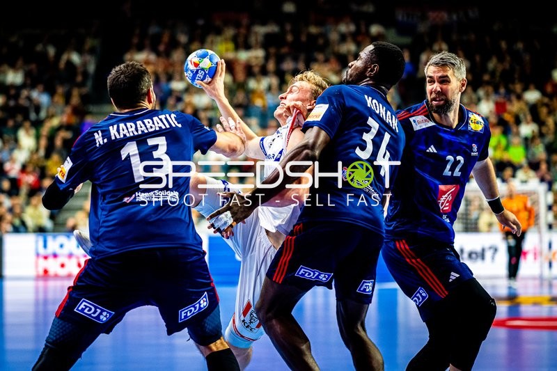Handball I Herren I Euro 2024 I Hauptrunde I Gruppe 1 I Island - Frankreich I 20.01.2024