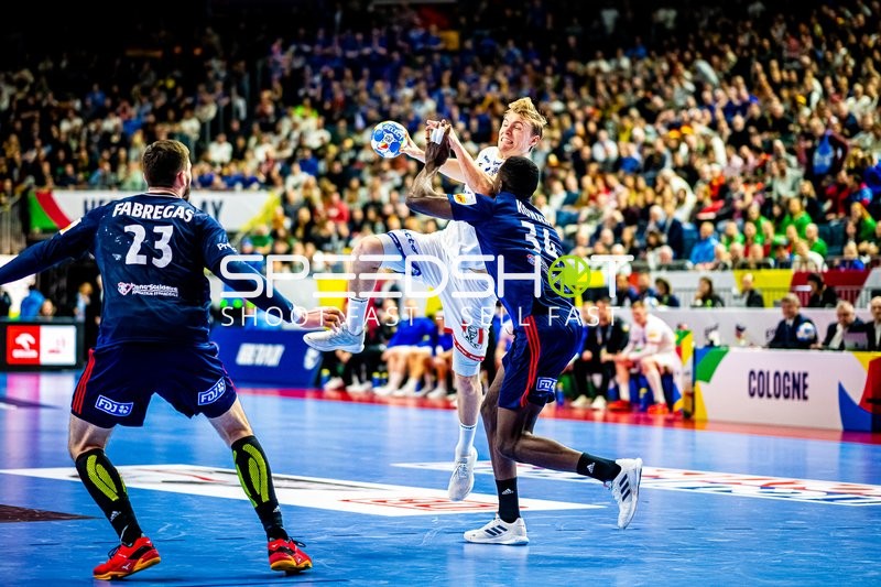 Handball I Herren I Euro 2024 I Hauptrunde I Gruppe 1 I Island - Frankreich I 20.01.2024