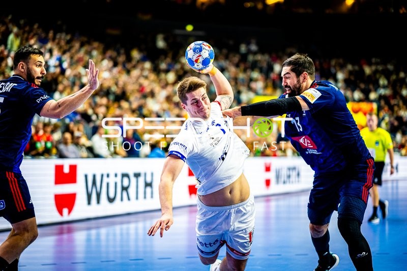 Handball I Herren I Euro 2024 I Hauptrunde I Gruppe 1 I Island - Frankreich I 20.01.2024