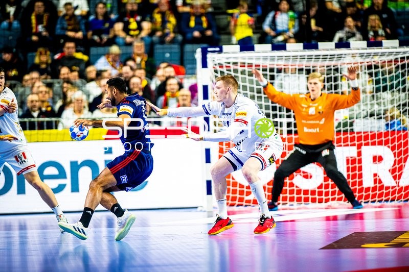 Handball I Herren I Euro 2024 I Hauptrunde I Gruppe 1 I Island - Frankreich I 20.01.2024