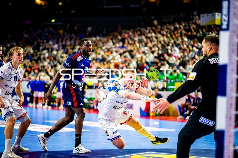Handball I Herren I Euro 2024 I Hauptrunde I Gruppe 1 I Island - Frankreich I 20.01.2024