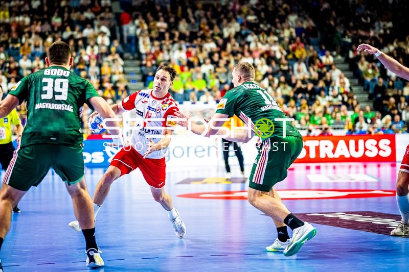 Handball I Herren I Euro 2024 I Hauptrunde I Gruppe 1 I Ungarn - Kroatien I 20.01.2024
