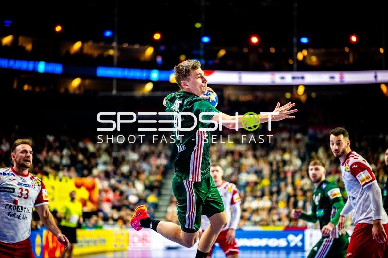 Handball I Herren I Euro 2024 I Hauptrunde I Gruppe 1 I Ungarn - Kroatien I 20.01.2024