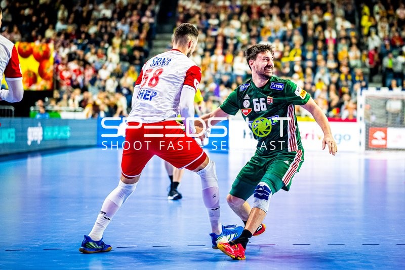 Handball I Herren I Euro 2024 I Hauptrunde I Gruppe 1 I Ungarn - Kroatien I 20.01.2024