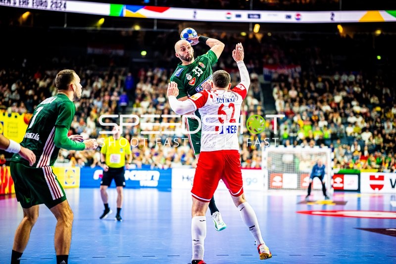 Handball I Herren I Euro 2024 I Hauptrunde I Gruppe 1 I Ungarn - Kroatien I 20.01.2024