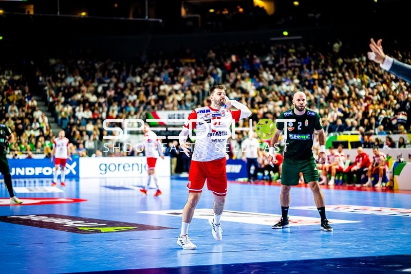 Handball I Herren I Euro 2024 I Hauptrunde I Gruppe 1 I Ungarn - Kroatien I 20.01.2024