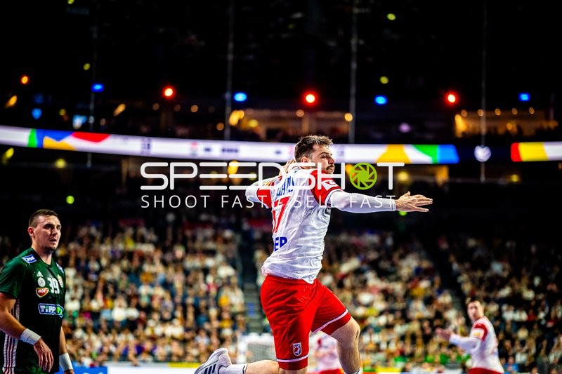 Handball I Herren I Euro 2024 I Hauptrunde I Gruppe 1 I Ungarn - Kroatien I 20.01.2024