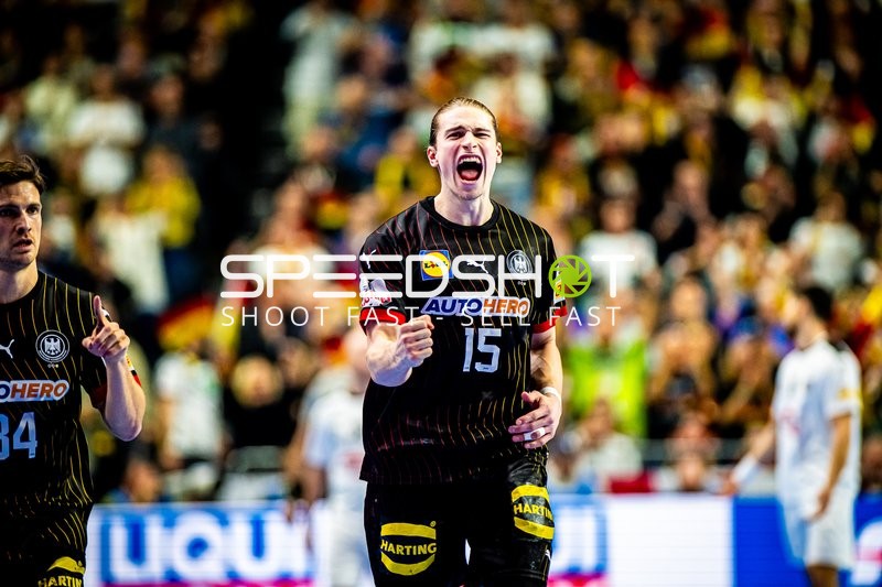 Handball I Herren I Euro 2024 I Hauptrunde I Gruppe 1 I Deutschland - Österreich I 20.01.2024