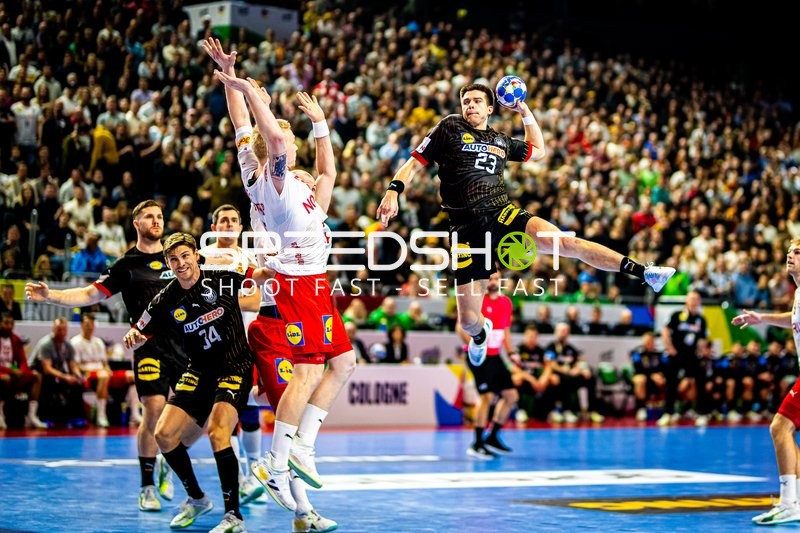 Handball I Herren I Euro 2024 I Halbfinale I Deutschland - Dänemark I 26.01.2024