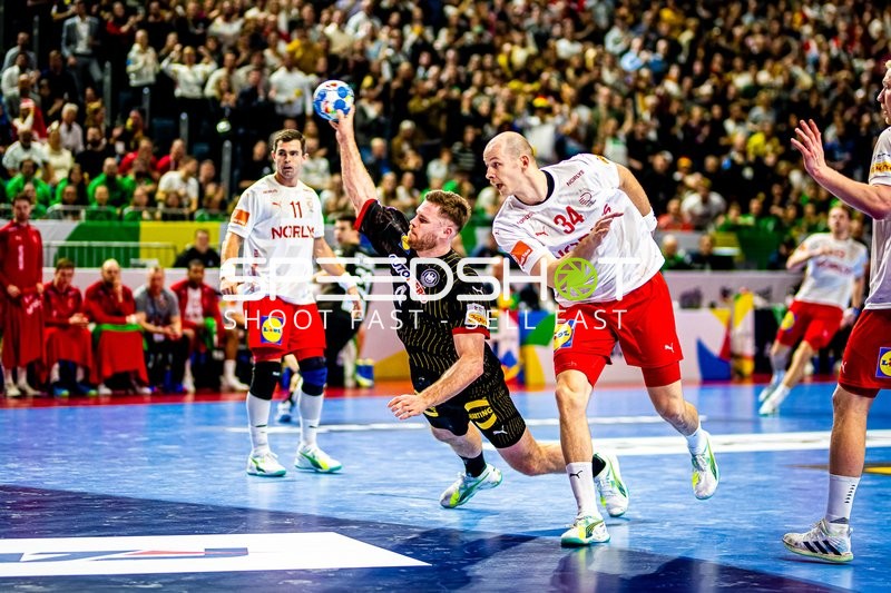 Handball I Herren I Euro 2024 I Halbfinale I Deutschland - Dänemark I 26.01.2024
