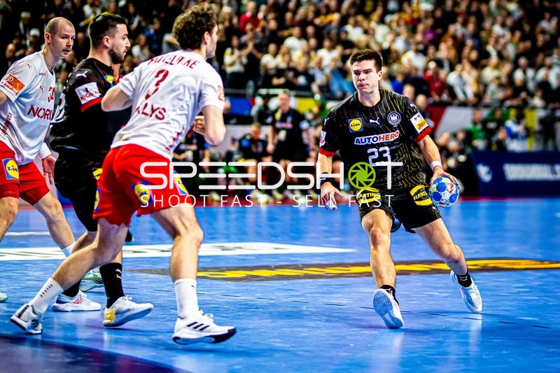 Handball I Herren I Euro 2024 I Halbfinale I Deutschland - Dänemark I 26.01.2024