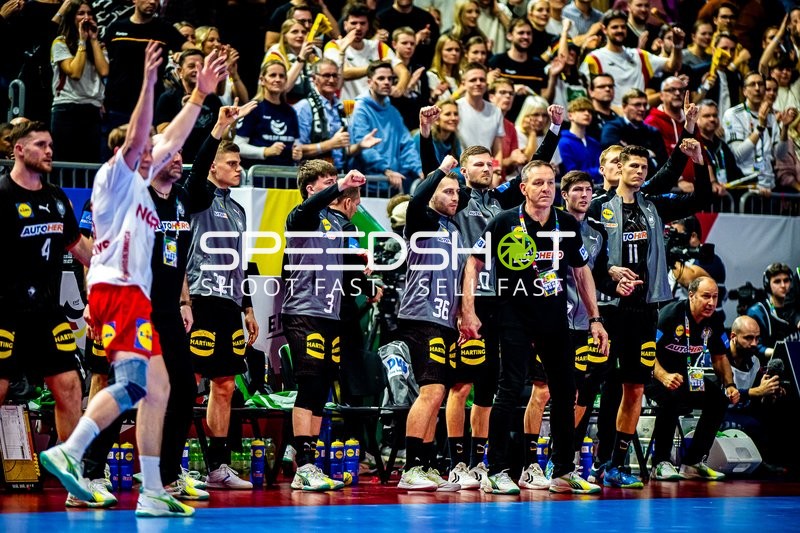 Handball I Herren I Euro 2024 I Halbfinale I Deutschland - Dänemark I 26.01.2024