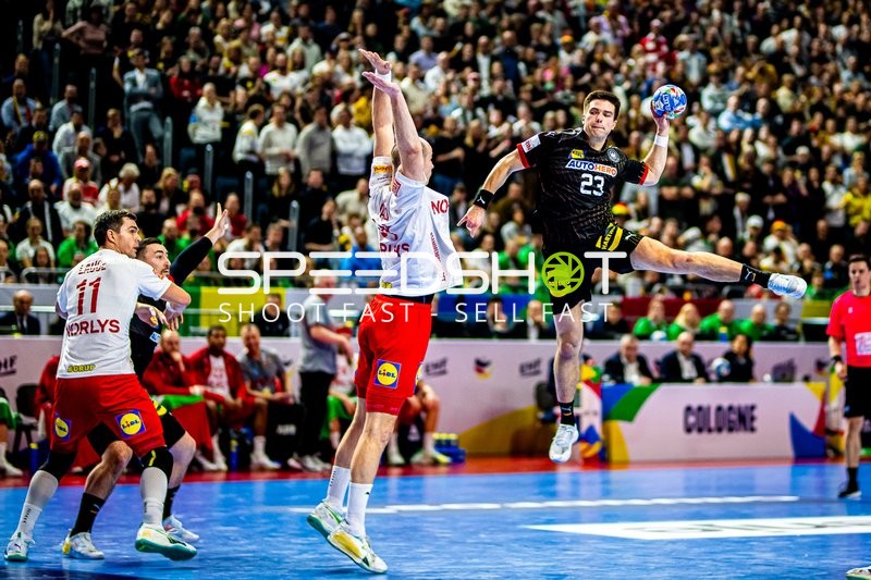 Handball I Herren I Euro 2024 I Halbfinale I Deutschland - Dänemark I 26.01.2024
