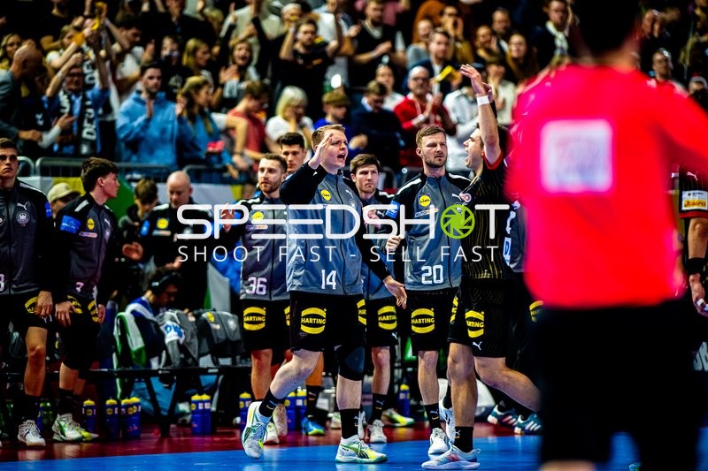 Handball I Herren I Euro 2024 I Halbfinale I Deutschland - Dänemark I 26.01.2024