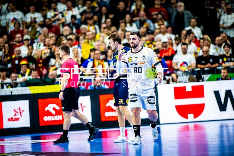 Handball I Herren I Euro 2024 I Spiel um Platz 3 I Deutschland - Schweden I 28.01.2024