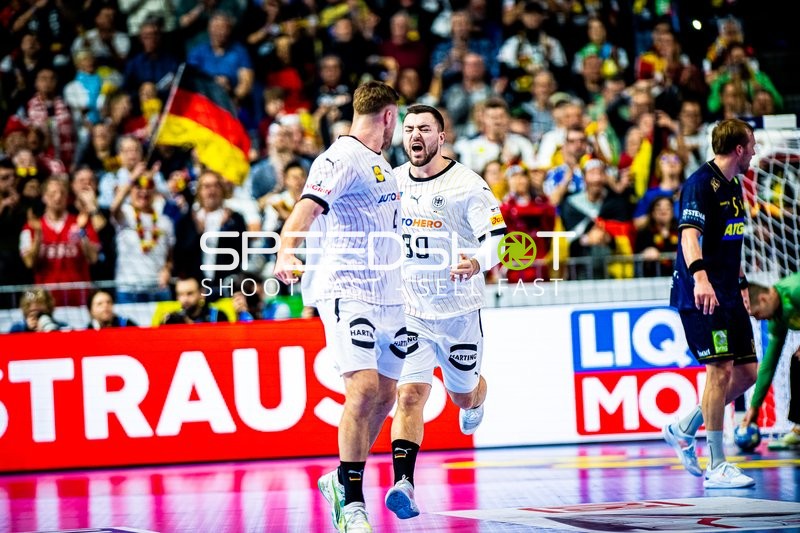 Handball I Herren I Euro 2024 I Spiel um Platz 3 I Deutschland - Schweden I 28.01.2024