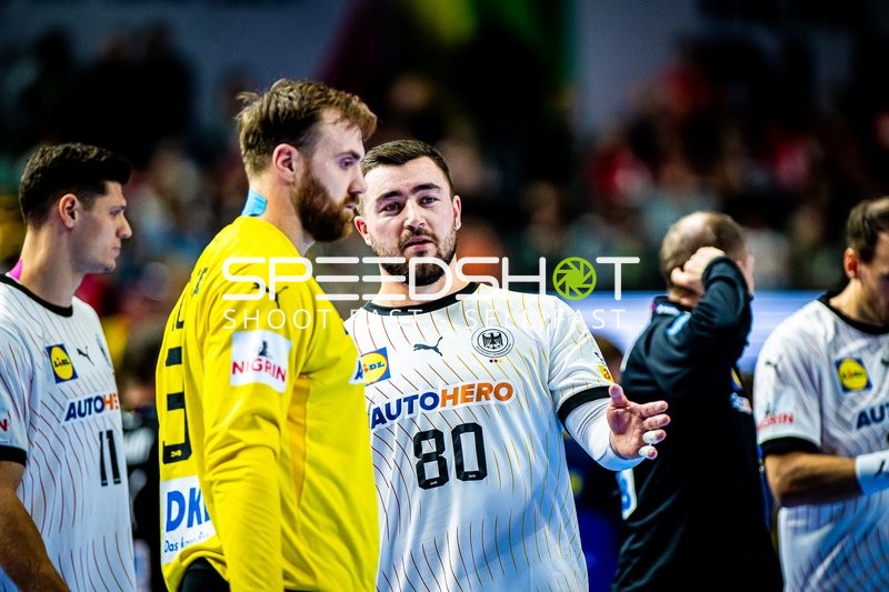 Handball I Herren I Euro 2024 I Spiel um Platz 3 I Deutschland - Schweden I 28.01.2024