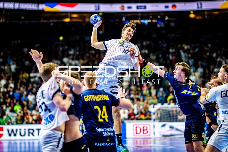 Handball I Herren I Euro 2024 I Spiel um Platz 3 I Deutschland - Schweden I 28.01.2024