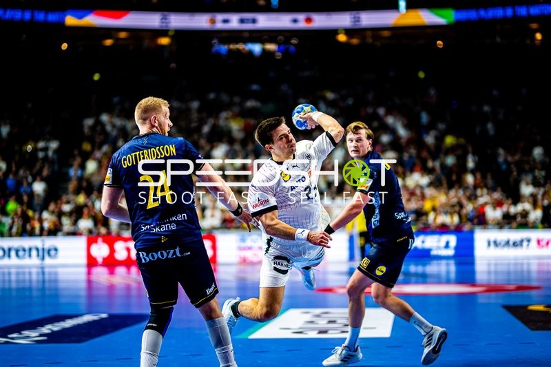 Handball I Herren I Euro 2024 I Spiel um Platz 3 I Deutschland - Schweden I 28.01.2024