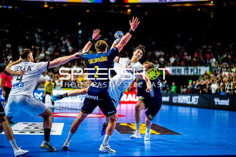Handball I Herren I Euro 2024 I Spiel um Platz 3 I Deutschland - Schweden I 28.01.2024