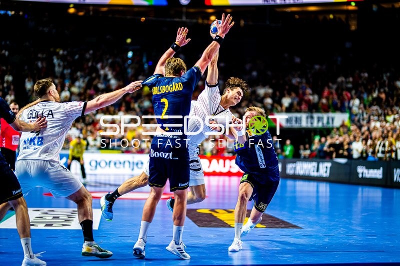 Handball I Herren I Euro 2024 I Spiel um Platz 3 I Deutschland - Schweden I 28.01.2024