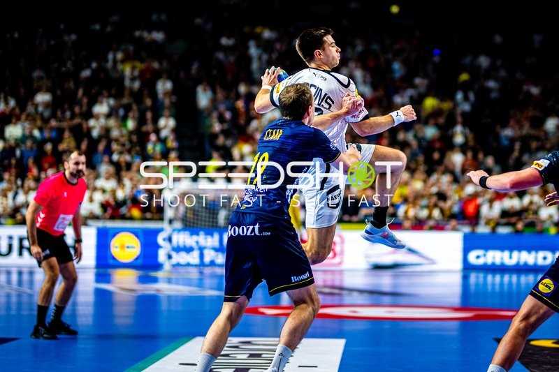 Handball I Herren I Euro 2024 I Spiel um Platz 3 I Deutschland - Schweden I 28.01.2024