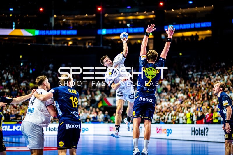 Handball I Herren I Euro 2024 I Spiel um Platz 3 I Deutschland - Schweden I 28.01.2024
