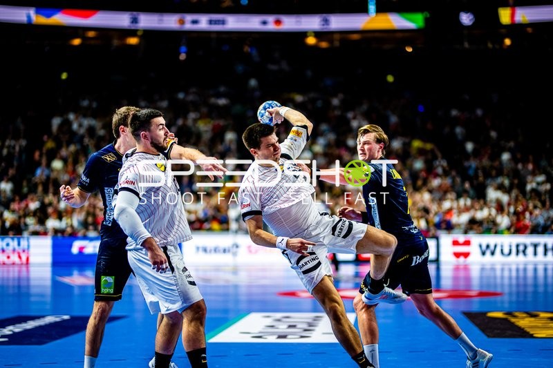 Handball I Herren I Euro 2024 I Spiel um Platz 3 I Deutschland - Schweden I 28.01.2024