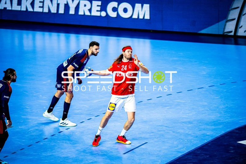 Handball I Herren I Euro 2024 I Finale I Dänemark - Frankreich I 28.01.2024