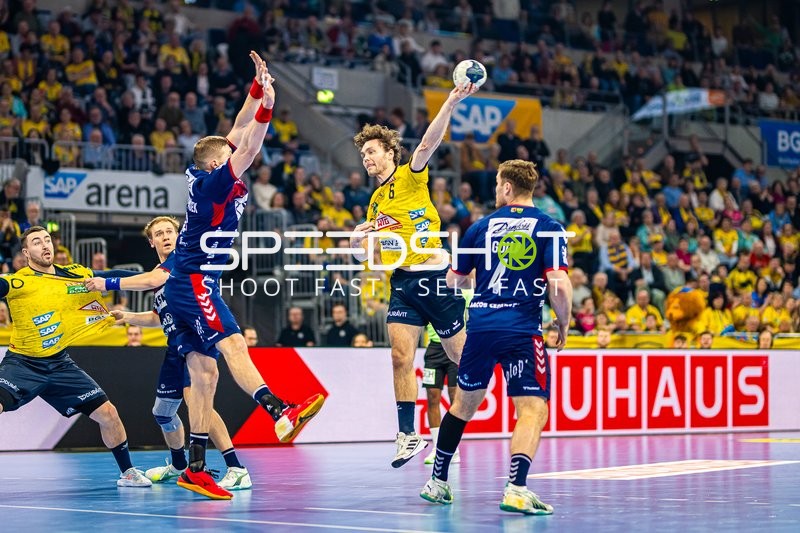 Handball I Herren I Saison 2023-2024 I Liqui Moly Handballbundesliga I 20. Spieltag I Rhein-Neckar Löwen - SG Flensburg-Handewitt I 18.02.2024