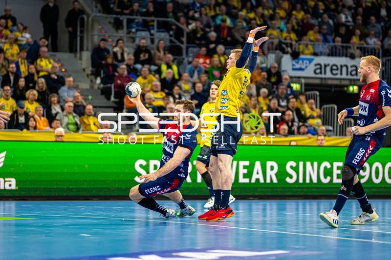 Handball I Herren I Saison 2023-2024 I Liqui Moly Handballbundesliga I 20. Spieltag I Rhein-Neckar Löwen - SG Flensburg-Handewitt I 18.02.2024