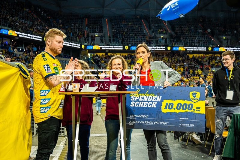 Handball I Herren I Saison 2023-2024 I Liqui Moly Handballbundesliga I 20. Spieltag I Rhein-Neckar Löwen - SG Flensburg-Handewitt I 18.02.2024