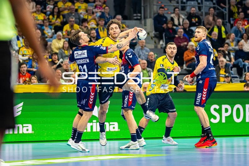 Handball I Herren I Saison 2023-2024 I Liqui Moly Handballbundesliga I 20. Spieltag I Rhein-Neckar Löwen - SG Flensburg-Handewitt I 18.02.2024