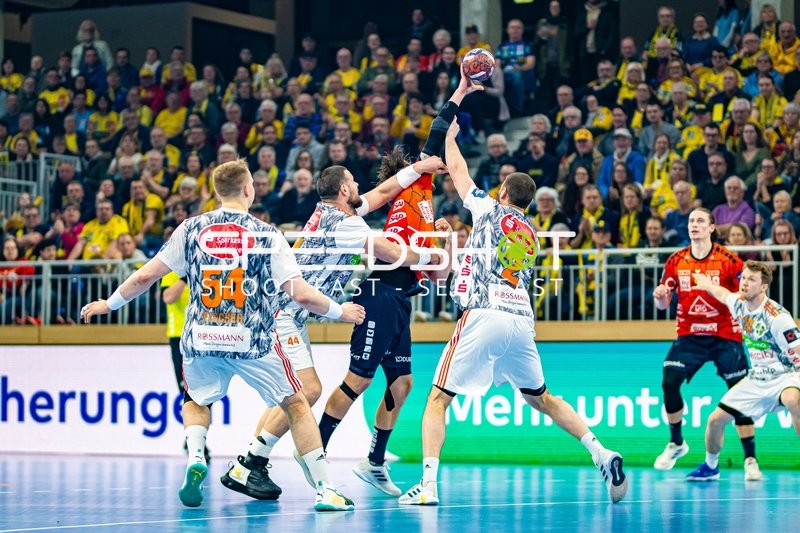 Handball I Herren I Saison 2023-2024 I EHF European League I Hauptrunde I 2. Spieltag I Rhein-Neckar Löwen - TSV Hannover-Burgdorf I 20.02.2024