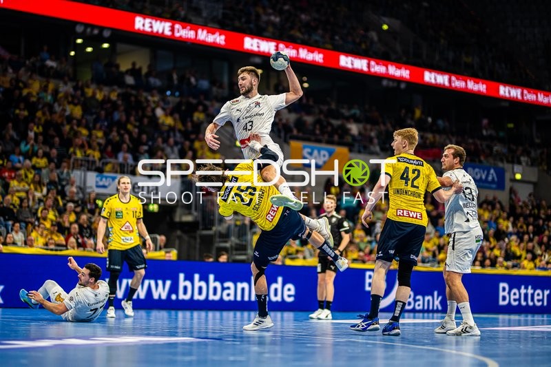 Handball I Herren I Saison 2023-2024 I Liqui Moly Handballbundesliga I 22. Spieltag I Rhein-Neckar Löwen - Handball Sportverein Hamburg I 29.02.2024