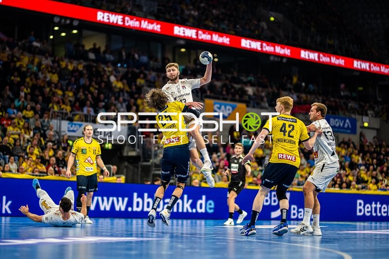 Handball I Herren I Saison 2023-2024 I Liqui Moly Handballbundesliga I 22. Spieltag I Rhein-Neckar Löwen - Handball Sportverein Hamburg I 29.02.2024