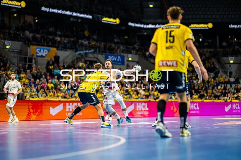 Handball I Herren I Saison 2023-2024 I Liqui Moly Handballbundesliga I 22. Spieltag I Rhein-Neckar Löwen - Handball Sportverein Hamburg I 29.02.2024