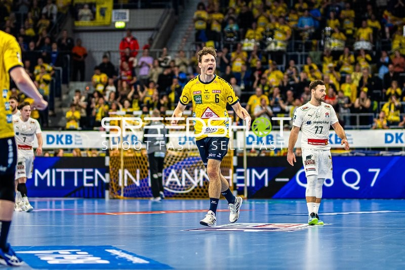 Handball I Herren I Saison 2023-2024 I Liqui Moly Handballbundesliga I 22. Spieltag I Rhein-Neckar Löwen - Handball Sportverein Hamburg I 29.02.2024