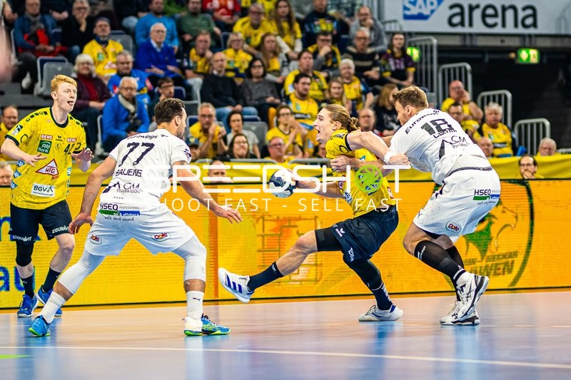 Handball I Herren I Saison 2023-2024 I Liqui Moly Handballbundesliga I 22. Spieltag I Rhein-Neckar Löwen - Handball Sportverein Hamburg I 29.02.2024