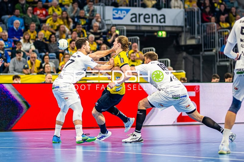 Handball I Herren I Saison 2023-2024 I Liqui Moly Handballbundesliga I 22. Spieltag I Rhein-Neckar Löwen - Handball Sportverein Hamburg I 29.02.2024