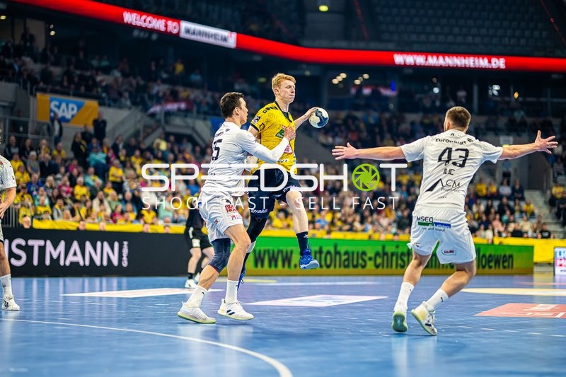 Handball I Herren I Saison 2023-2024 I Liqui Moly Handballbundesliga I 22. Spieltag I Rhein-Neckar Löwen - Handball Sportverein Hamburg I 29.02.2024