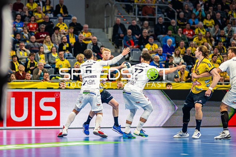 Handball I Herren I Saison 2023-2024 I Liqui Moly Handballbundesliga I 22. Spieltag I Rhein-Neckar Löwen - Handball Sportverein Hamburg I 29.02.2024