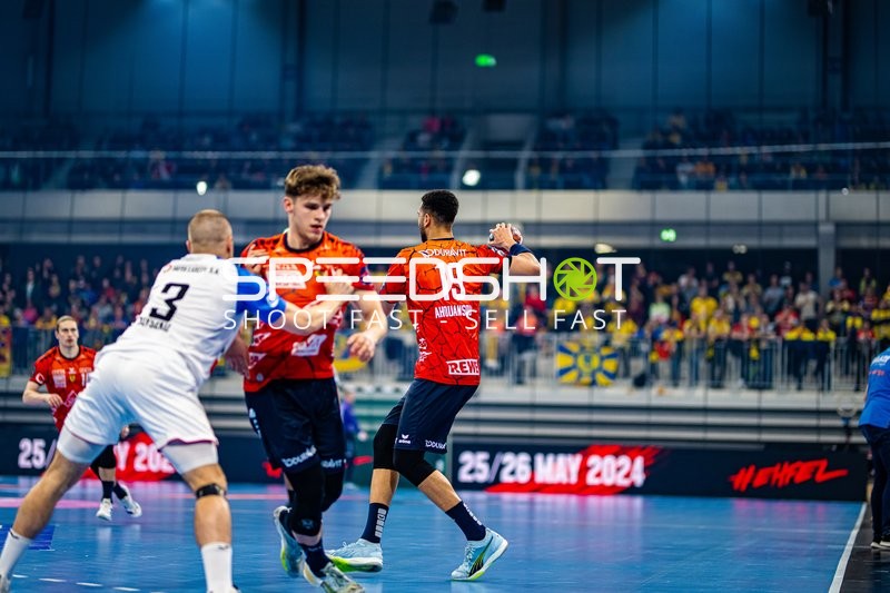 Handball I Herren I Saison 2023-2024 I EHF European League I Hauptrunde I 4. Spieltag I Rhein-Neckar Löwen - NMC Gornik Zagreb I 05.03.2024