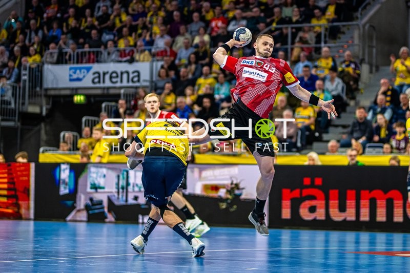 Handball I Herren I Saison 2023-2024 I Liqui Moly Handballbundesliga I 24. Spieltag I Rhein-Neckar Löwen - Füchse Berlin I 21.03.2024